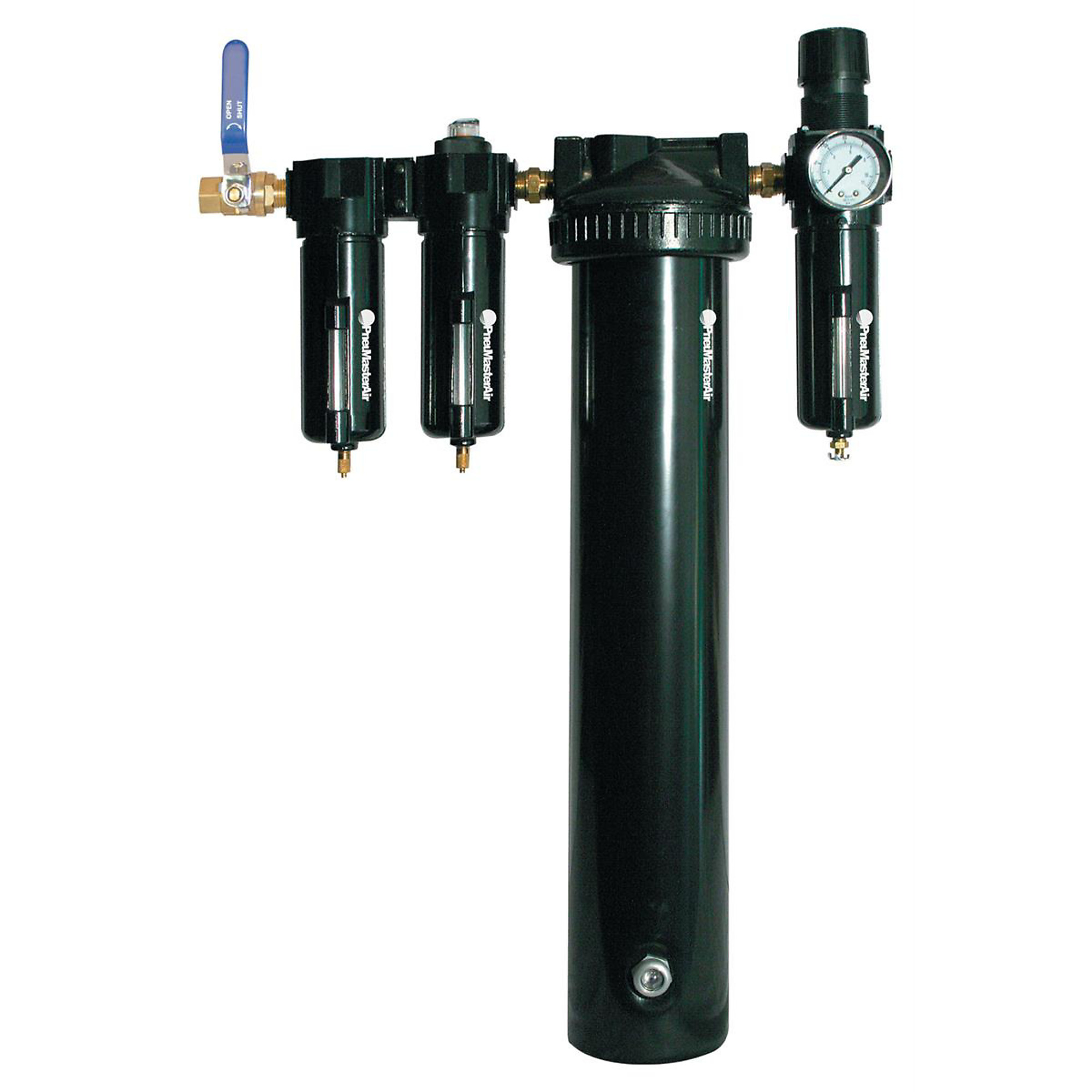 Arrow Pneumatic PneuMasterAir 5-Stage Desiccant Filter/Dryer — 1 Gallon Capacity, Includes Shut-Off Valve, Model# ARRPC7612XXL